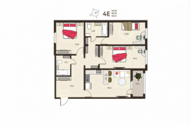 3-к. квартира, 92,41 м², 4/18 эт.