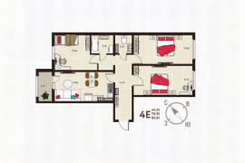 3-к. квартира, 80,8 м², 14/17 эт.