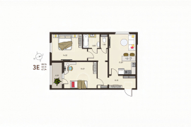 2-ком. кв., 67,34 м², 3/18 эт.