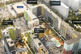 3-к. квартира, 88,22 м², 2/18 эт.