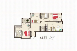 3-ком. кв. 94,3 кв.м., 2/18 эт.