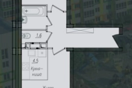 2-к. квартира, 59,1 м², 6/10 эт.
