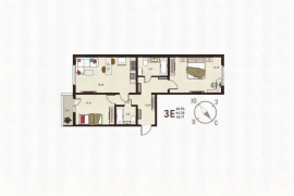 2-к. квартира, 65.17 м², 7/17эт.